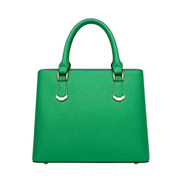 Lomx Premium Green Leather Handbag for Women